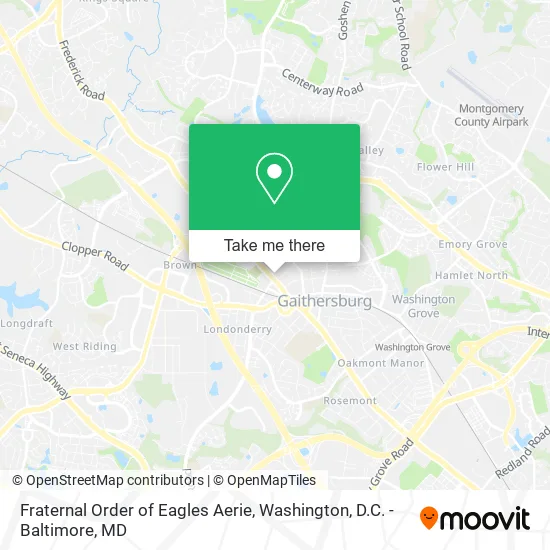 Mapa de Fraternal Order of Eagles Aerie