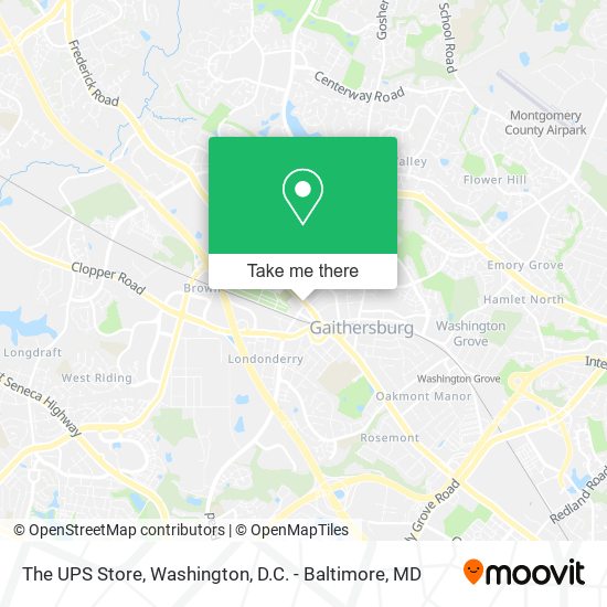 Mapa de The UPS Store