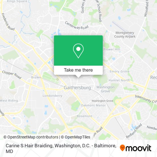 Carine S Hair Braiding map