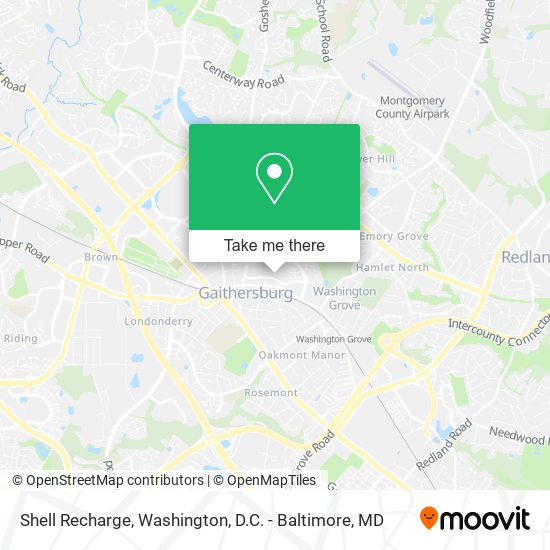 Shell Recharge map