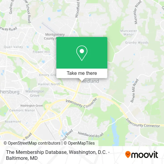 The Membership Database map