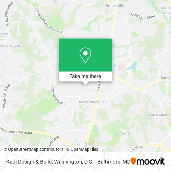 Kadi Design & Build map
