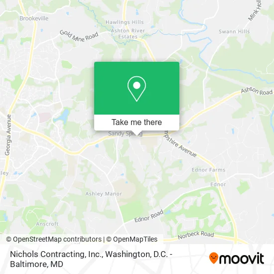 Nichols Contracting, Inc. map