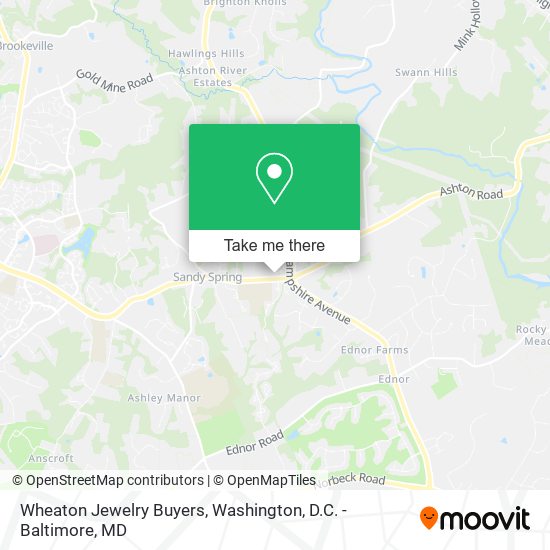 Mapa de Wheaton Jewelry Buyers