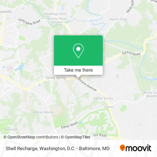 Shell Recharge map