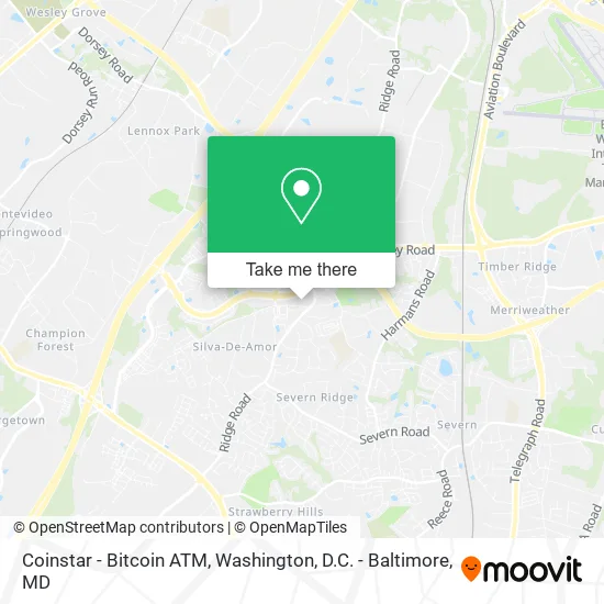 Coinstar - Bitcoin ATM map