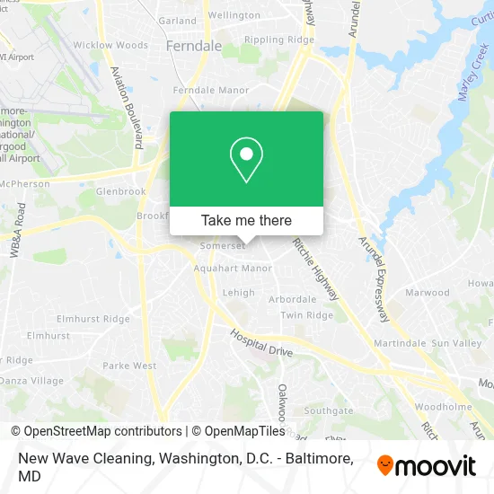 New Wave Cleaning map