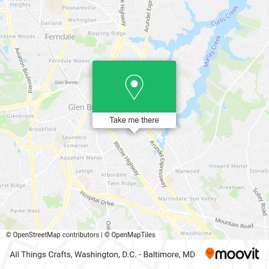 All Things Crafts map