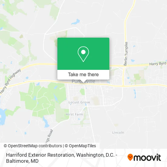 Harriford Exterior Restoration map