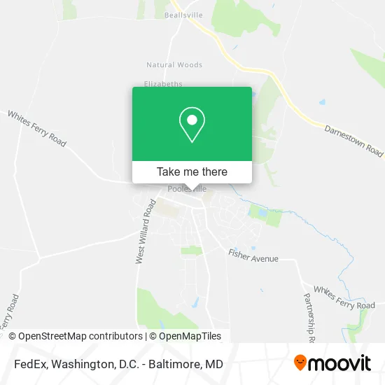 FedEx map