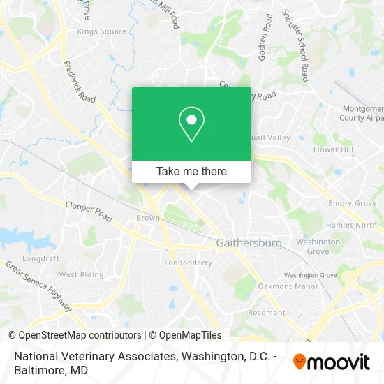 National Veterinary Associates map