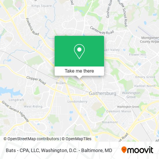 Bats - CPA, LLC map