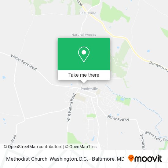 Methodist Church map