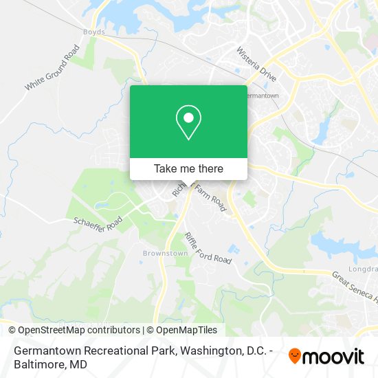 Mapa de Germantown Recreational Park