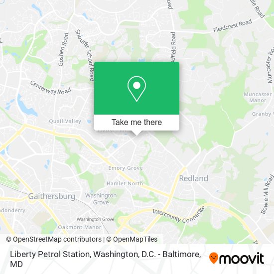 Liberty Petrol Station map