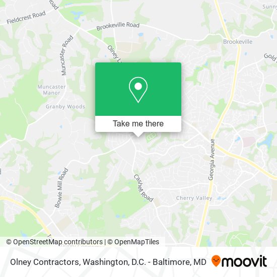 Mapa de Olney Contractors