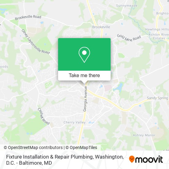 Fixture Installation & Repair Plumbing map