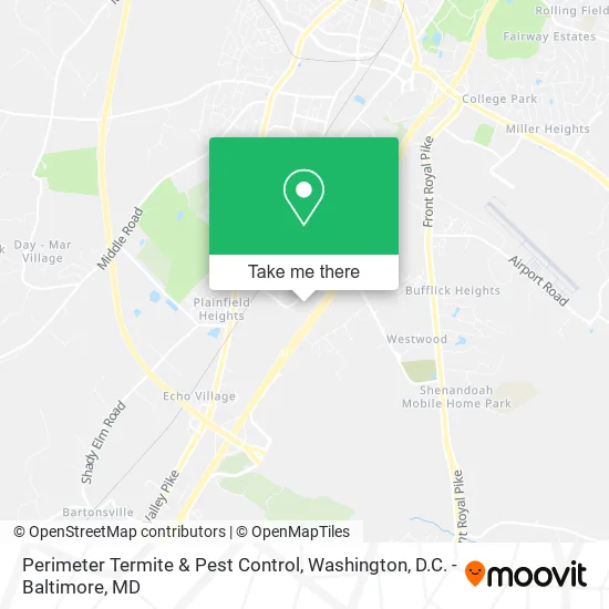 Perimeter Termite & Pest Control map