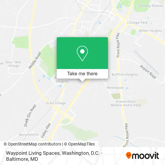 Waypoint Living Spaces map