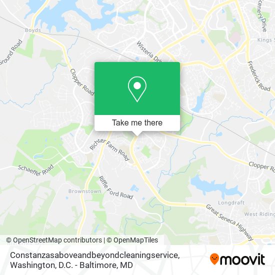 Constanzasaboveandbeyondcleaningservice map