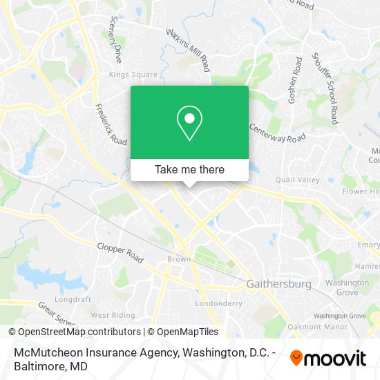 Mapa de McMutcheon Insurance Agency