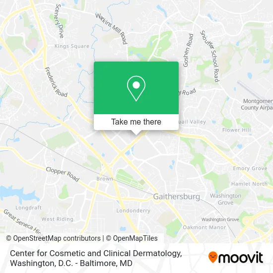 Center for Cosmetic and Clinical Dermatology map