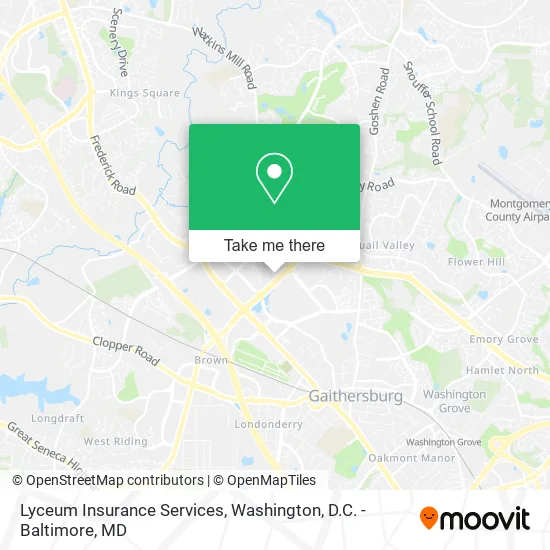 Lyceum Insurance Services map