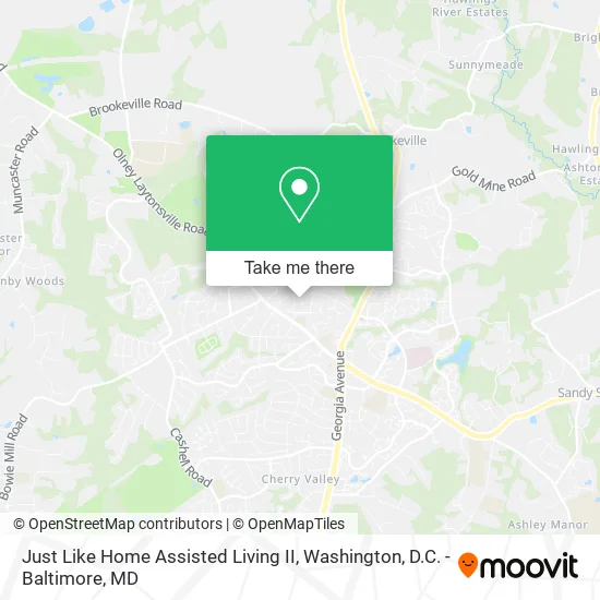 Mapa de Just Like Home Assisted Living II