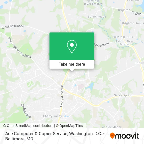 Mapa de Ace Computer & Copier Service