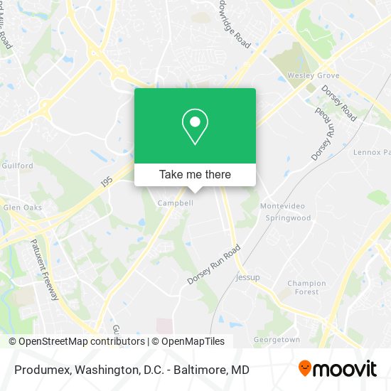 Produmex map