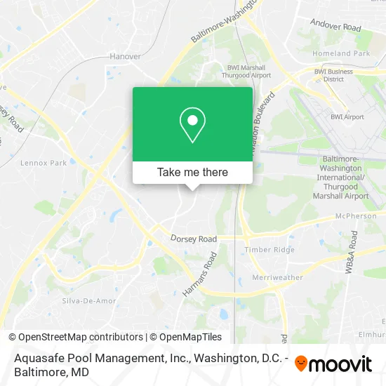 Mapa de Aquasafe Pool Management, Inc.