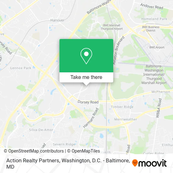 Action Realty Partners map
