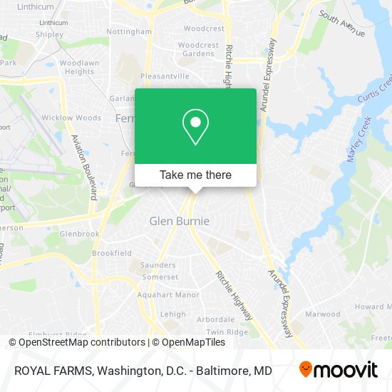 Mapa de ROYAL FARMS