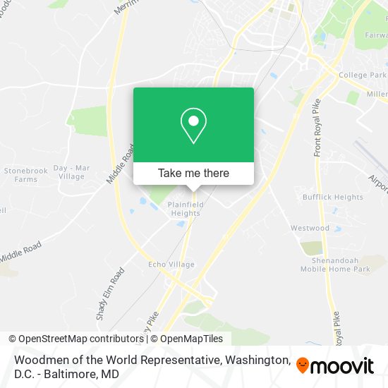 Woodmen of the World Representative map