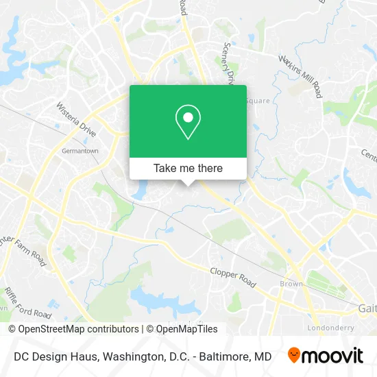 DC Design Haus map