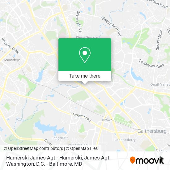 Hamerski James Agt - Hamerski, James Agt map