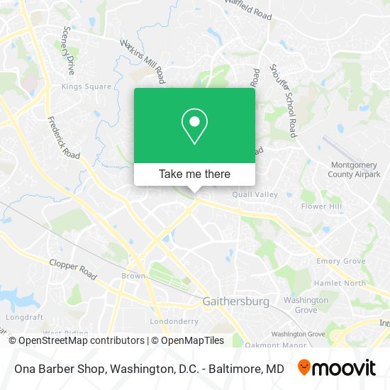 Ona Barber Shop map