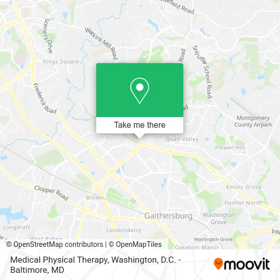 Medical Physical Therapy map