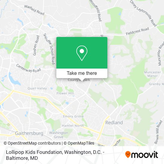 Lollipop Kids Foundation map