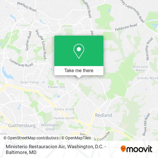 Mapa de Ministerio Restauracion Aic