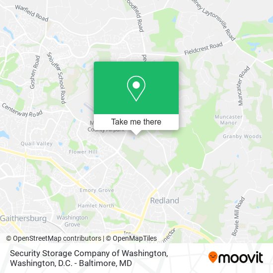 Mapa de Security Storage Company of Washington