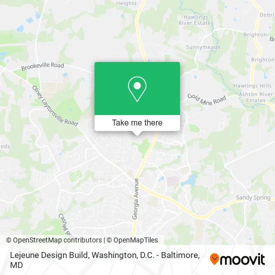 Lejeune Design Build map