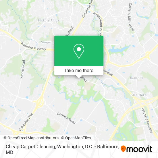 Cheap Carpet Cleaning map