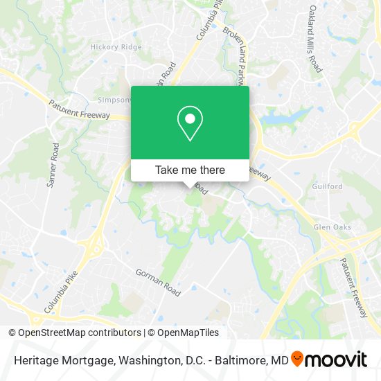 Heritage Mortgage map