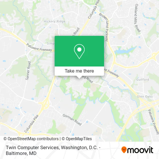 Twin Computer Services map