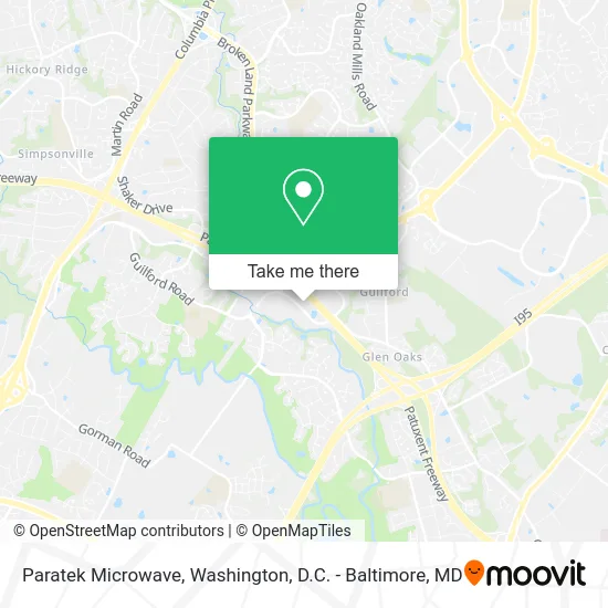 Paratek Microwave map