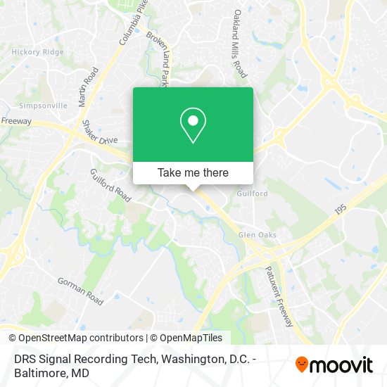 Mapa de DRS Signal Recording Tech