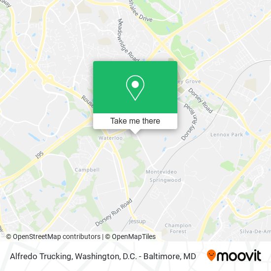 Mapa de Alfredo Trucking
