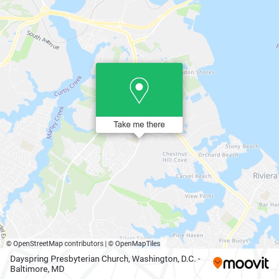 Dayspring Presbyterian Church map