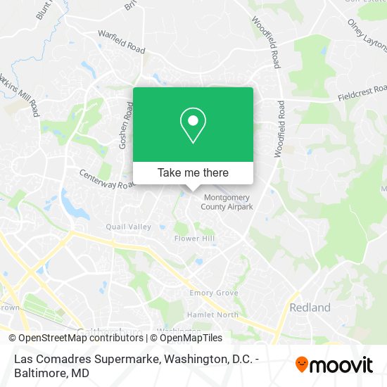 Las Comadres Supermarke map